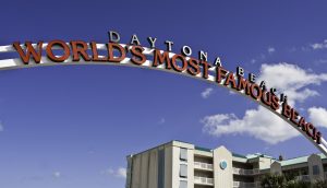 Charter flights in Florida - Daytona Beach, the world's most famous resort.