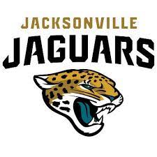 The Jacksonville Jaguars logo on a white background.
